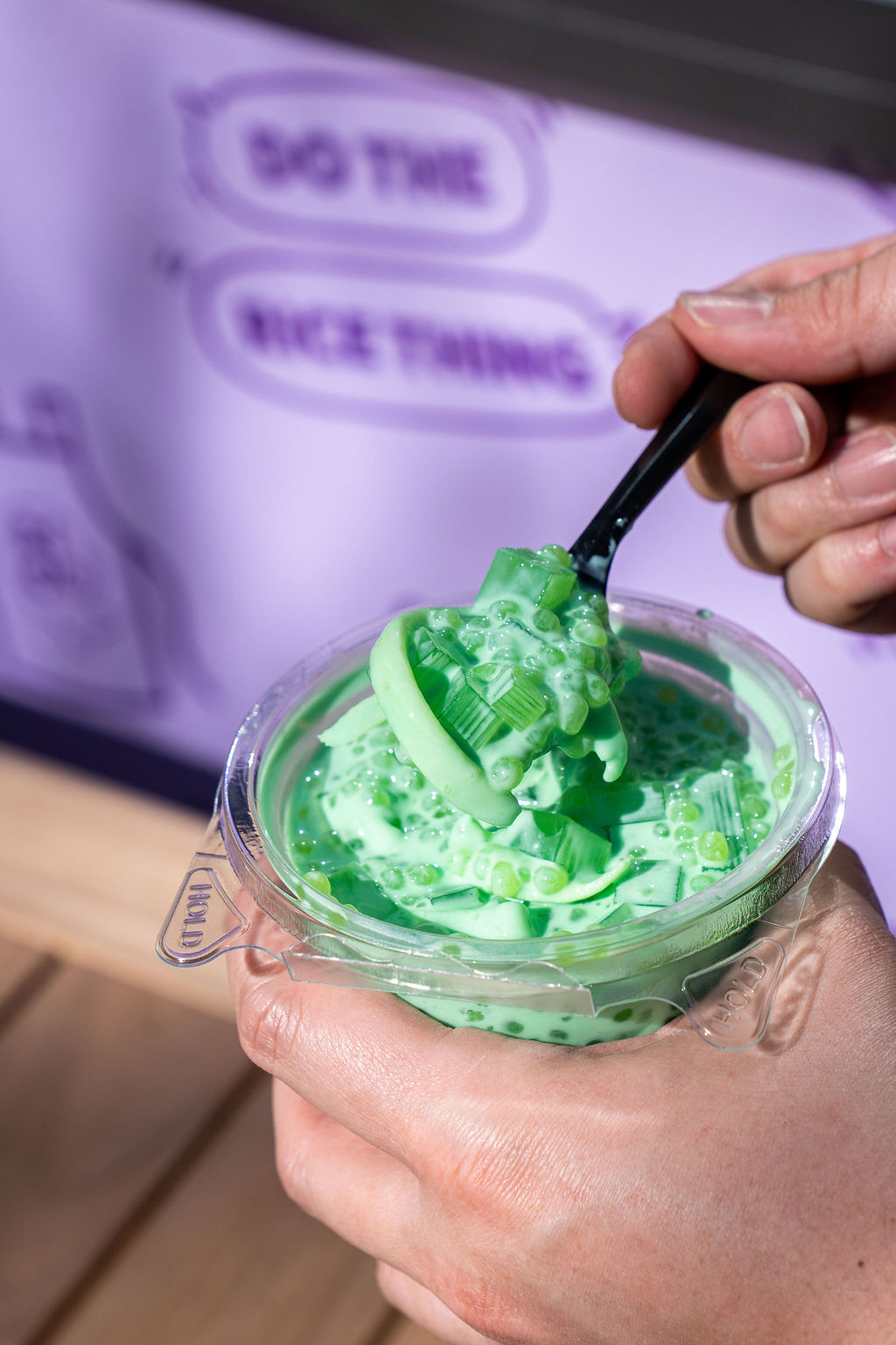 Real Rice Culture Buko Pandan dessert